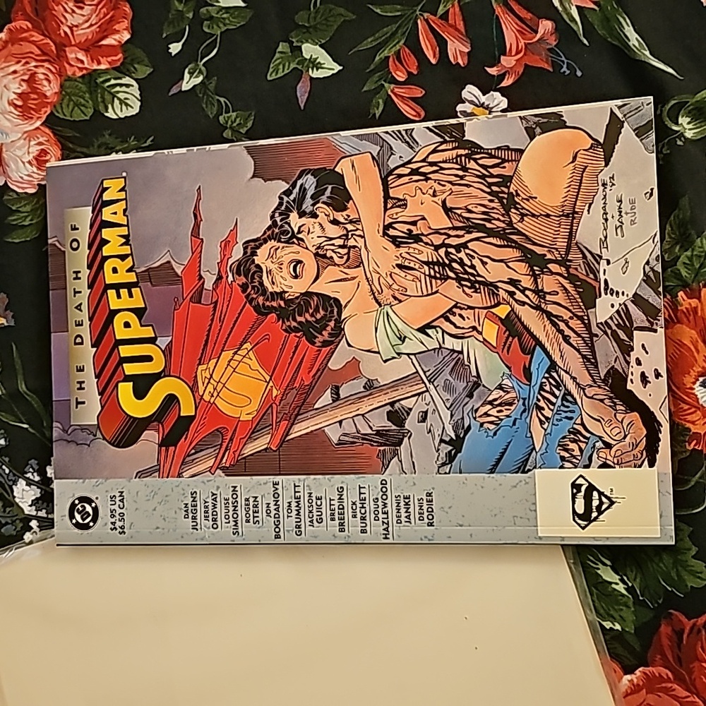 The Death of Superman by DC Comics 1st printing